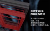 欧塞堡珀景系统门窗 告别窗外环境的喧嚣噪音