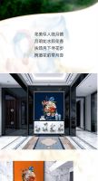 【米兰壁纸墙布窗帘】墙布十大品牌之米兰墙布《世外桃源》丨流光一瞬，华表千年