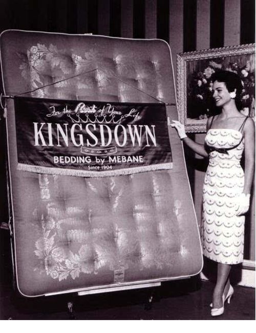 1950年代上市的KINGSDOWN床垫风靡全美