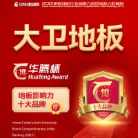 重磅 | 大卫地板连续10年荣获“十大品牌”