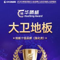 重磅 | 大卫地板连续10年荣获“十大品牌”