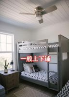 传统上下铺已经淘汰，如今流行错位式设计，互不打扰实现双柜收纳