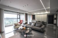 名雕实景｜155㎡简约三居，专属一家三口的质感暖宅