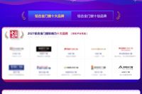 载誉前行！安格尔门窗被评为铝合金门窗行业影响力十大品牌！