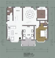 5款12米x10米农村自建房平面图  报价从10万到20万都有