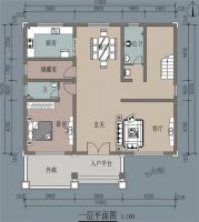 5款12米x10米农村自建房平面图  报价从10万到20万都有