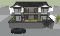 2021年二层农村自建房图片  带院子的二层自建房怎么设计