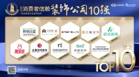 名雕装饰股份获「2021消费者信赖十大装饰公司品牌」称号
