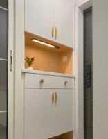 她家120平米，全屋大白墙，不吊顶，简洁利落又大方，下次照着装