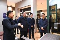 热烈欢迎邮政管理局、中国科学技术大学考察团莅临客来福调研