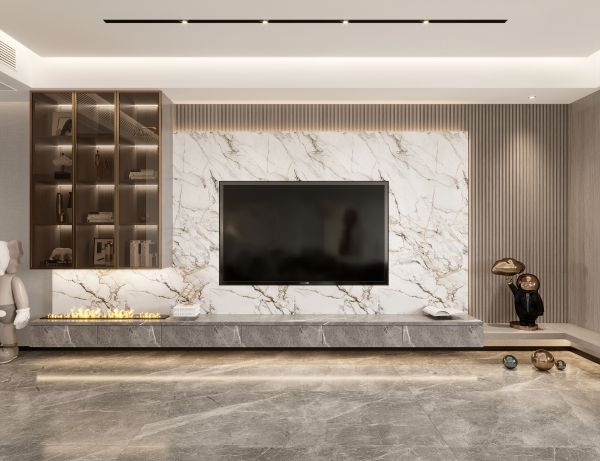 中国设计新青年优秀作品巡展|周佳丽：杭州 250m²临江大平层，雅致是一种生活态度 ！