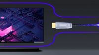 CES2022展，祈翱bridgee光纤HDMI助力8K联动
