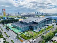 皇朝家居为国家体育馆供应的家具安装布置完毕，预祝冬奥会圆满成功