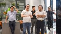 热烈欢迎月星家居集团莅临诺菲特门窗总部参观交流！