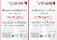 喜报|欧铂丽双料加冕“欧洲设计界奥斯卡”A'Design Award