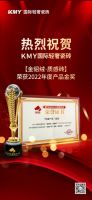 KMY国际轻奢瓷砖金貂绒·质感砖系列，荣获新锐榜年度产品金奖