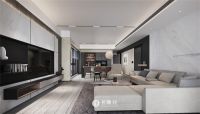 M-Design 私宅大赏 | 天鹅堡258m²现代极简大平层，演绎高级质感家！