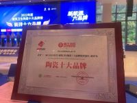 狮王瓷砖连续十一届蝉联中国陶界至高荣誉中国陶瓷十大品牌！