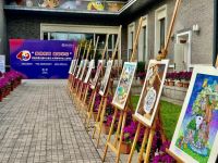 “中广欧特斯杯”绘画比赛选送作品，在联合国艺术成果展亮相