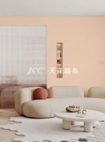 天洋墙布：26℃背景墙设计！用亮色系墙布打造绝美背景墙