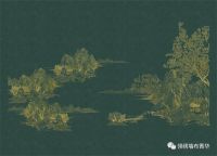 【领绣·菁华】两岸青山|必须推荐给你的新中式背景