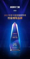 2022中国家居冠军榜重磅揭晓，新豪轩门窗获“行业领军品牌”