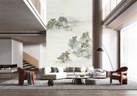 【领绣】沿袭东方传统特色，将绮丽的自然风光延伸至家的塑造