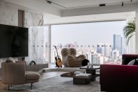 逅屋一舍新作首发 │ 都市“曼哈顿窗景”，西北湖240㎡的轻法式之家