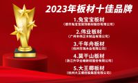 伟业板材斩获2023年板材十佳品牌