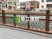 粤江建材∣仿木护栏在新农村建设中的应用及作用
