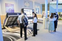 丝涟“蓝色岛屿”品牌展位重磅亮相上海国际家居博览会