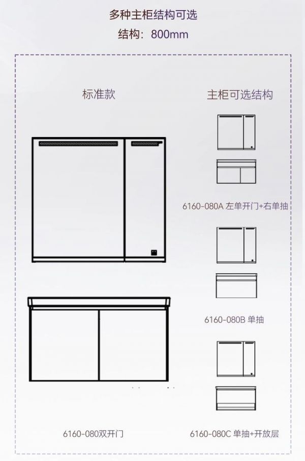 恒洁星品云山系列轻ob欧宝体育官网浴室柜上新，享受质感生活