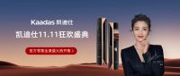 Kaadas凯迪仕双11全网畅销，央视采访报道，创始人苏志勇与明星刘涛同框直播首秀