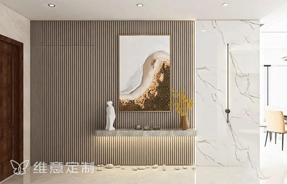 [维意定制]客厅装修新风潮，别再砌墙了 !