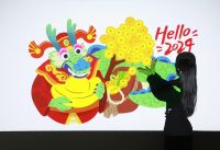 当贝投影全新龙年氛围壁纸来了！过来家里有它年味更浓了