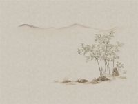 【领绣菁华】竹影屏山，回归自然，尽显悠远山野韵味
