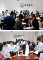 广东薏佳办公家具携带最新宝石绿系列亮相第53届家博会 惊艳四座