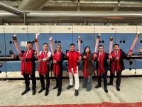 新强盛生产基地窑炉点火仪式圆满成功