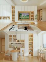 全友家居设计分享丨9个原木风客餐厅，温馨治愈！