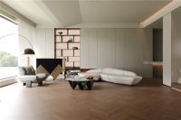 能强瓷砖安纳西木纹，创新珍珠绒工艺！