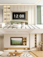 全友家居案例丨12个高颜值满墙电视柜，快收藏照搬！