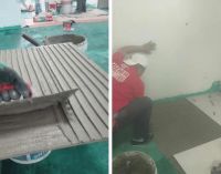 用地宝瓷砖胶贴地砖，业主更放心！