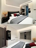 全友案例丨130㎡现代时尚风，黑白配色质感真绝了！