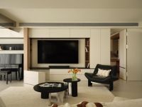 160㎡现代极简 一家三口住出格调与温度