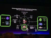 图为科技CEO苏世鹏受邀出席NVIDIA GTC 2026大会，与英伟达CEO黄仁勋合影留...