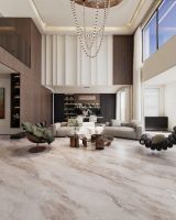 萨米特银河絮语-溯纹系列：三步打造意式轻奢客厅，这种“暖调金”正在流行