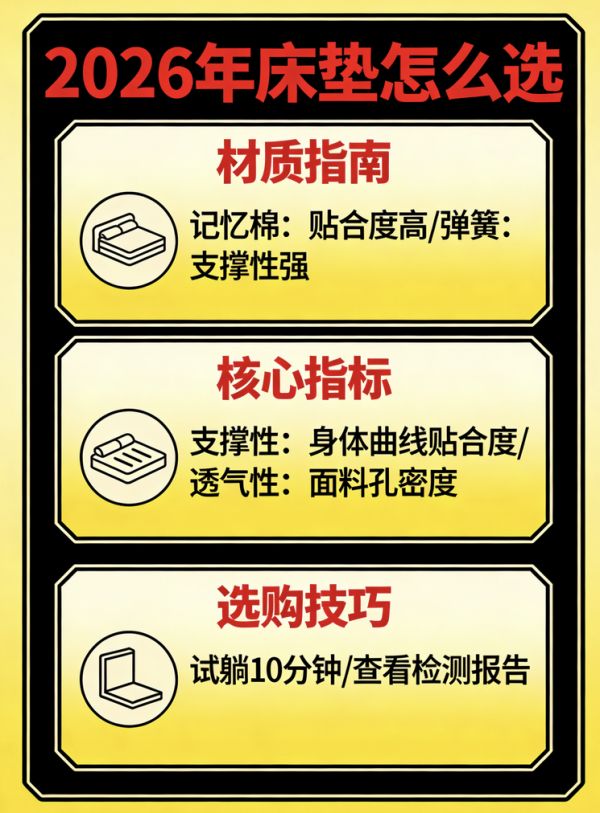 2026年十大护脊床垫品牌推荐排行榜，最新选购指南！