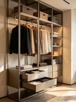 立柱式金属衣帽间全攻略：高频疑问解答，轻松打造轻奢收纳空间