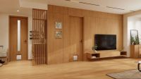 骊住全屋空间案例｜2026新色淡雅樱桃木色，打造高级自然风