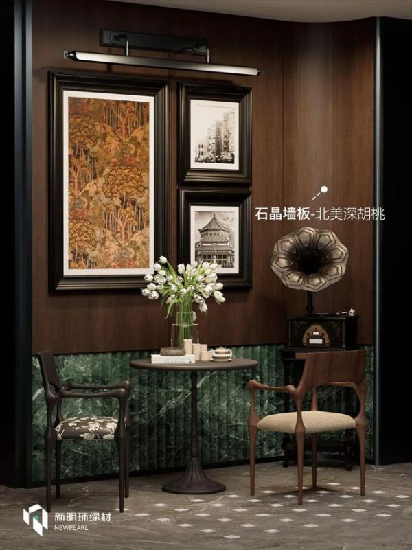 新明珠绿材×商业案例 | 材质叙事，老钱风酒店的高阶空间语言